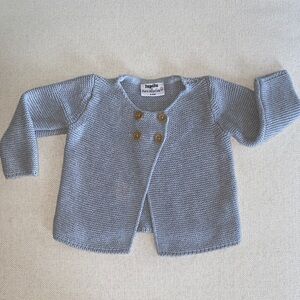 Lupilu Baby Gray Knit Cardigan 6-12 Mo